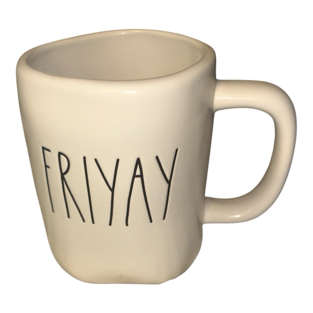Rae Dunn By Magenta Friyay Coffee Mug Ceramic Farmhouse Style Tea Cup HTF